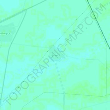 Jheel地形图、海拔、地势