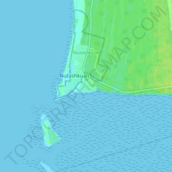 Pointe-Parent地形图、海拔、地势