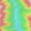 庞达村地形图、海拔、地势