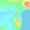 雄巴地形图、海拔、地势