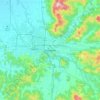Springfield地形图、海拔、地势