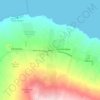 Hawi地形图、海拔、地势