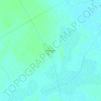 Monte Veloz地形图、海拔、地势