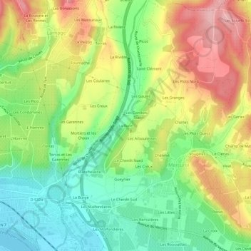 La Rune地形图、海拔、地势