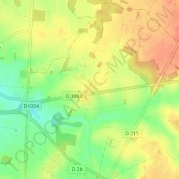 Le Corbier地形图、海拔、地势
