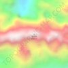 措美峰地形图、海拔、地势