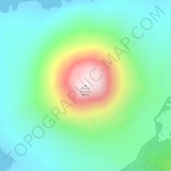 Mount Babuyan地形图、海拔、地势