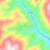 白草坪地形图、海拔、地势