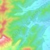 蝎子沟地形图、海拔、地势
