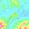 海棠山地形图、海拔、地势