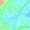 瓦厂坝地形图、海拔、地势