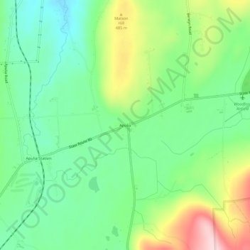 Apulia地形图、海拔、地势