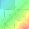 Corona de Tucson地形图、海拔、地势