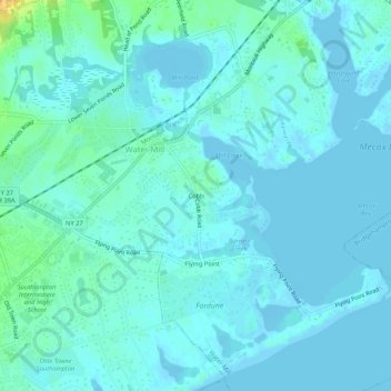 Cobb地形图、海拔、地势