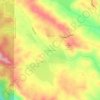 Greeley Hill地形图、海拔、地势
