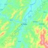 洪江管理区地形图、海拔、地势