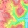 Monneaux地形图、海拔、地势