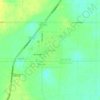 O'Donnell地形图、海拔、地势