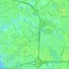 Lake Terrace地形图、海拔、地势