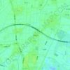 大同新村地形图、海拔、地势