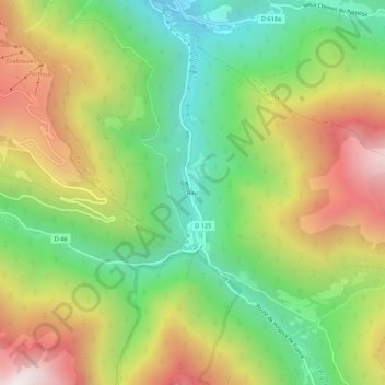 Ravi地形图、海拔、地势