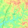 研经镇地形图、海拔、地势