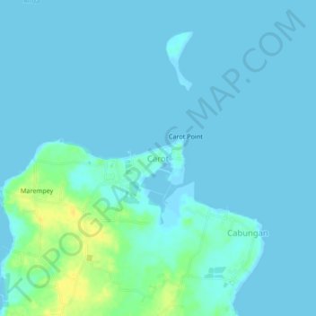 Carot地形图、海拔、地势