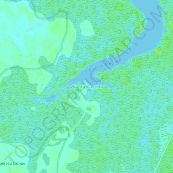 Vila do Castelo地形图、海拔、地势