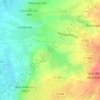 La Jeannerie地形图、海拔、地势
