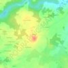 Montaigu地形图、海拔、地势