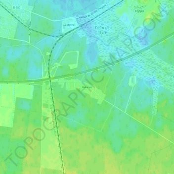 Balanos地形图、海拔、地势
