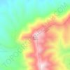 黄羊山地形图、海拔、地势