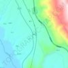 塘安培地形图、海拔、地势