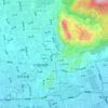 玉河下村地形图、海拔、地势
