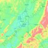 龙山县地形图、海拔、地势