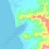 Monserrat地形图、海拔、地势