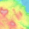 Halsetown地形图、海拔、地势