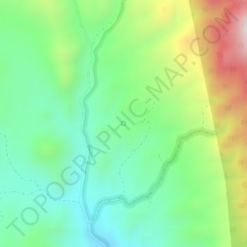 Johnson Spring地形图、海拔、地势
