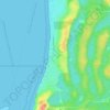 Pyla-sur-Mer地形图、海拔、地势