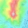 Cerro de Las Tres Cruces地形图、海拔、地势