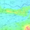 偃师区地形图、海拔、地势