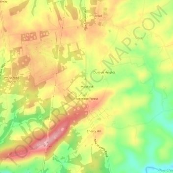 Minefield地形图、海拔、地势