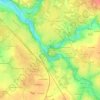 La Ville en Bois地形图、海拔、地势