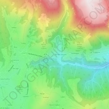 Hausar地形图、海拔、地势