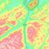 板桥镇地形图、海拔、地势
