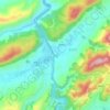 海瀛地形图、海拔、地势