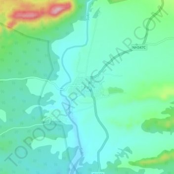 Pal地形图、海拔、地势
