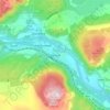 Birnam地形图、海拔、地势