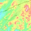 九阡镇地形图、海拔、地势