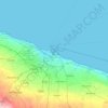 Bari地形图、海拔、地势